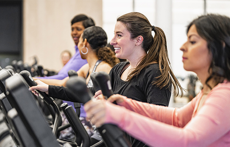 HWEC fitness center elliptical machine